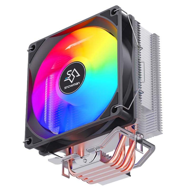 Snowman Air Cooler C400 4 Heat Pipes Cooler ARGB PWM Fan Snowman Air Cooler C400 4 Heat Pipes Cooler ARGB PWM Fan